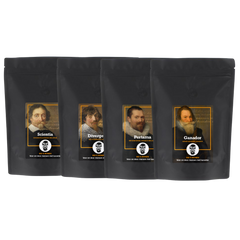 Taste the black friday proefpakket van koffiebranderij Man met de Baard