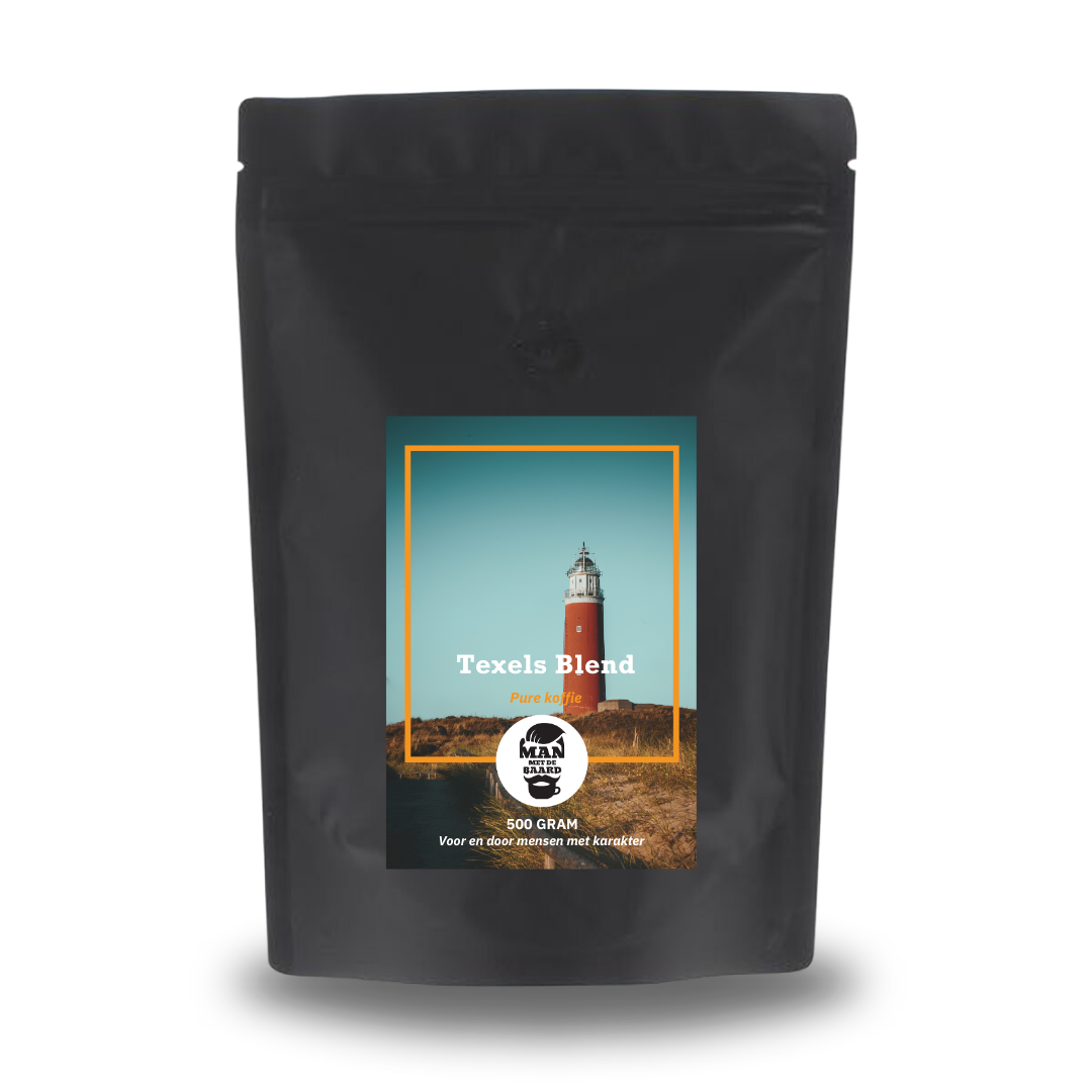 Texelse Blend | Arabica koffiebonen Colombia & Brazilië | Man met de Baard