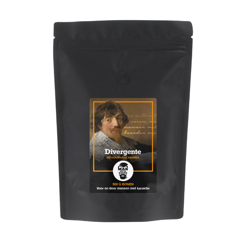 Divergente koffiebonen – Braziliaanse Yellow Bourbon, sterkte 7