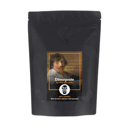 Divergente koffiebonen – Braziliaanse Yellow Bourbon, sterkte 7