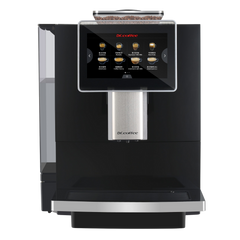 De Dr. Coffee F10 koffiemachine, perfect voor een klein kantoor tot 10 personen. Voorzien van een metalen 16 grams portafilter en een voorinfusie-optie voor optimale koffie-extractie en een uitstekende prijs-kwaliteitverhouding.