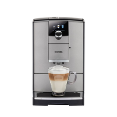 De kwaliteit van een portafilter met één druk op de knop. De 7-serie biedt gemak en plezier, zelfs voor een cappuccino of latte macchiato, dankzij de OneTouch optie. Sluit de melk aan, druk op de knop en geniet. Het melksysteem is eenvoudig te reinigen. De NICR 795 is verkrijgbaar in een hoogwaardig titanium design.