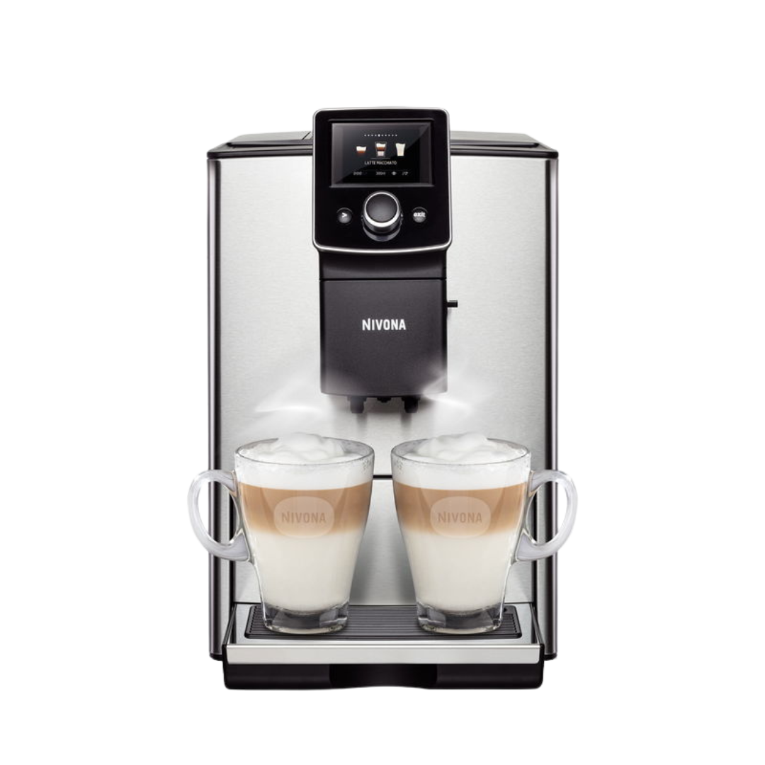 Wie wil er nu niet genieten van een goede cappuccino in gezelschap? Ontspan en geniet van het unieke melkschuim. Met onze 8-serie maak je cappuccino en latte macchiato voor twee kopjes met één druk op de knop. Met de smaakeigenschappen haal je nog meer uit je favoriete koffiebonen. Eenvoudig en intuïtief, alsof er een kleine barista voor je aan het werk is. En met de NICR 825 met roestvrijstalen voorkant.