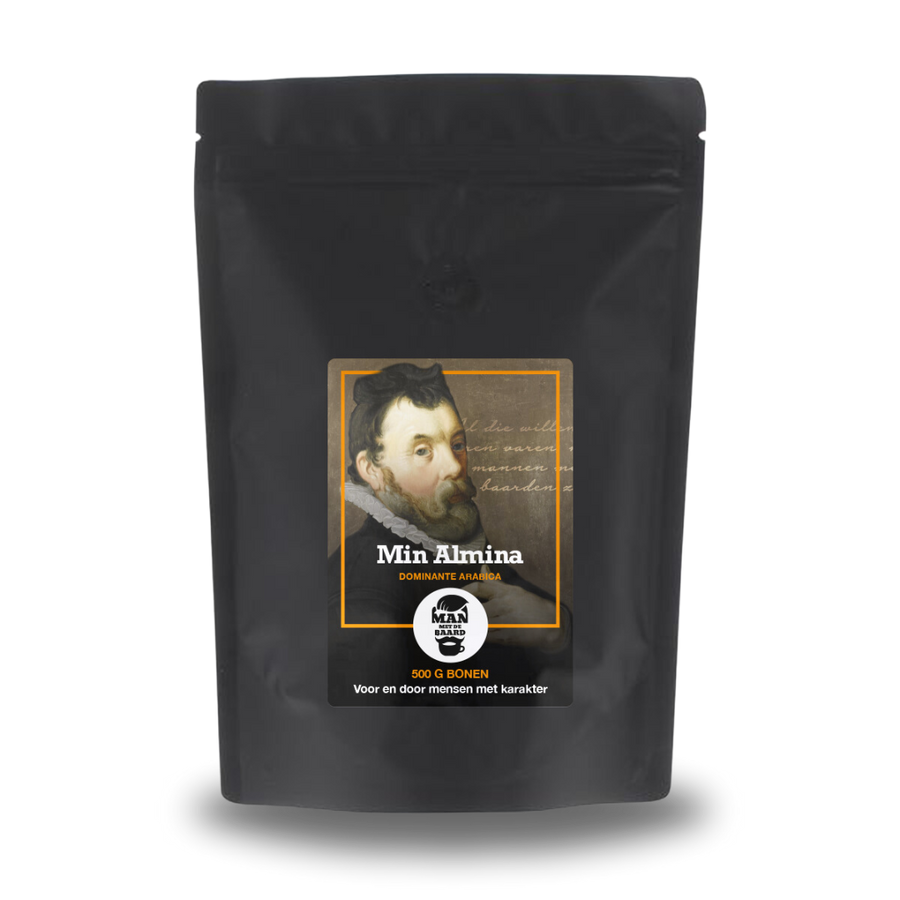 Min Almina | Single Origin koffiebonen uit Brazilië – Nootmuskaat & Gedroogd fruit | Man met de Baard
