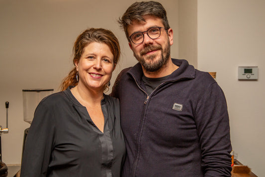 De oprichters van de koffiebranderij Man met de Baard