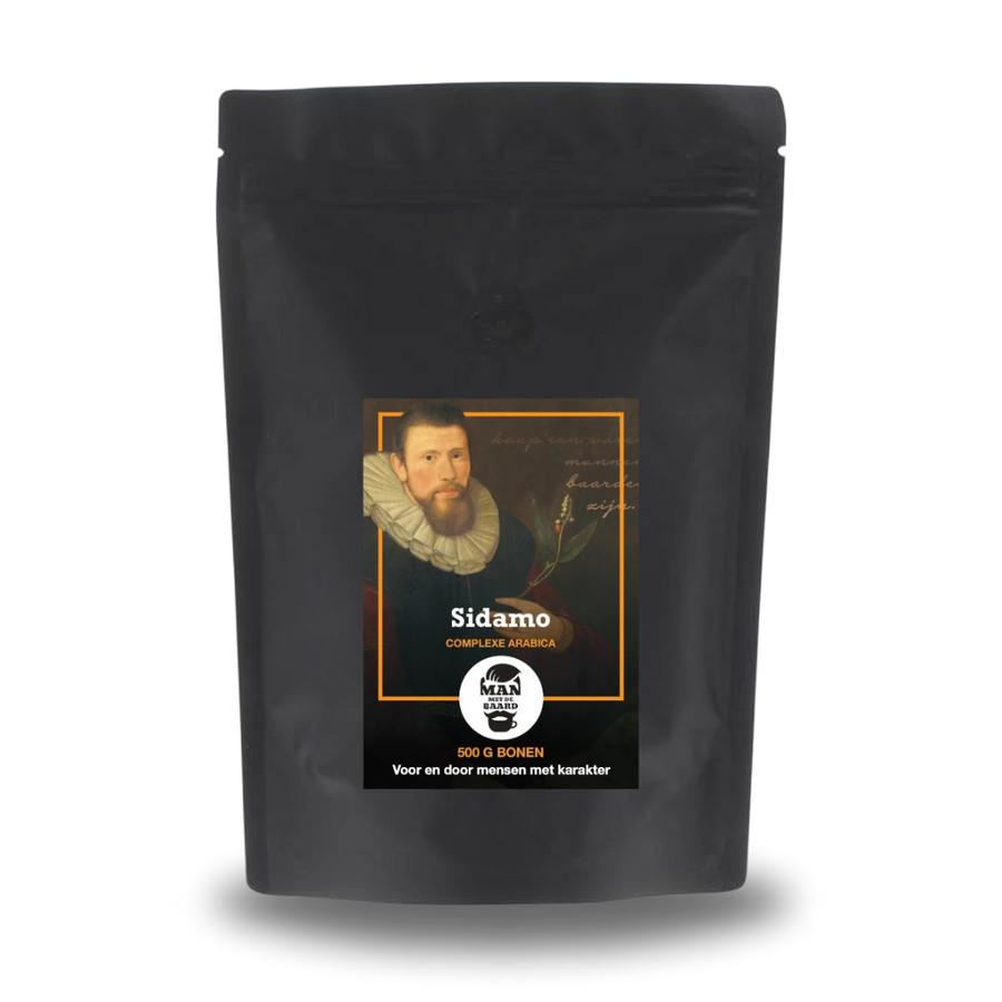 Sidamo | Single Origin Ethiopische koffiebonen – Citrus & Bergamot | Man met de Baard