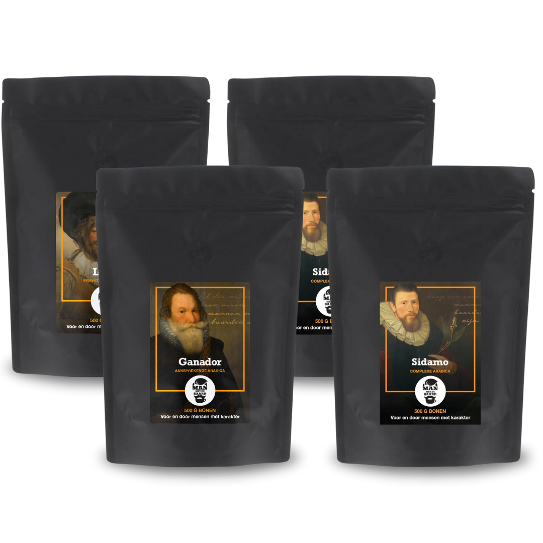 Taste the Origin proefpakket - 500 gram - Man met de Baard