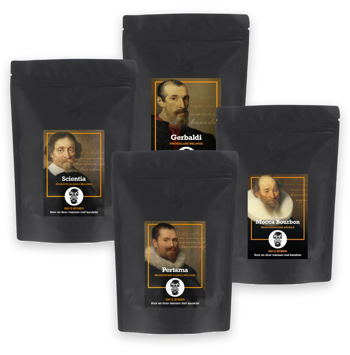 Taste the roastery proefpakket - een koffiebonen proefpakket met 4 heerlijke melanges