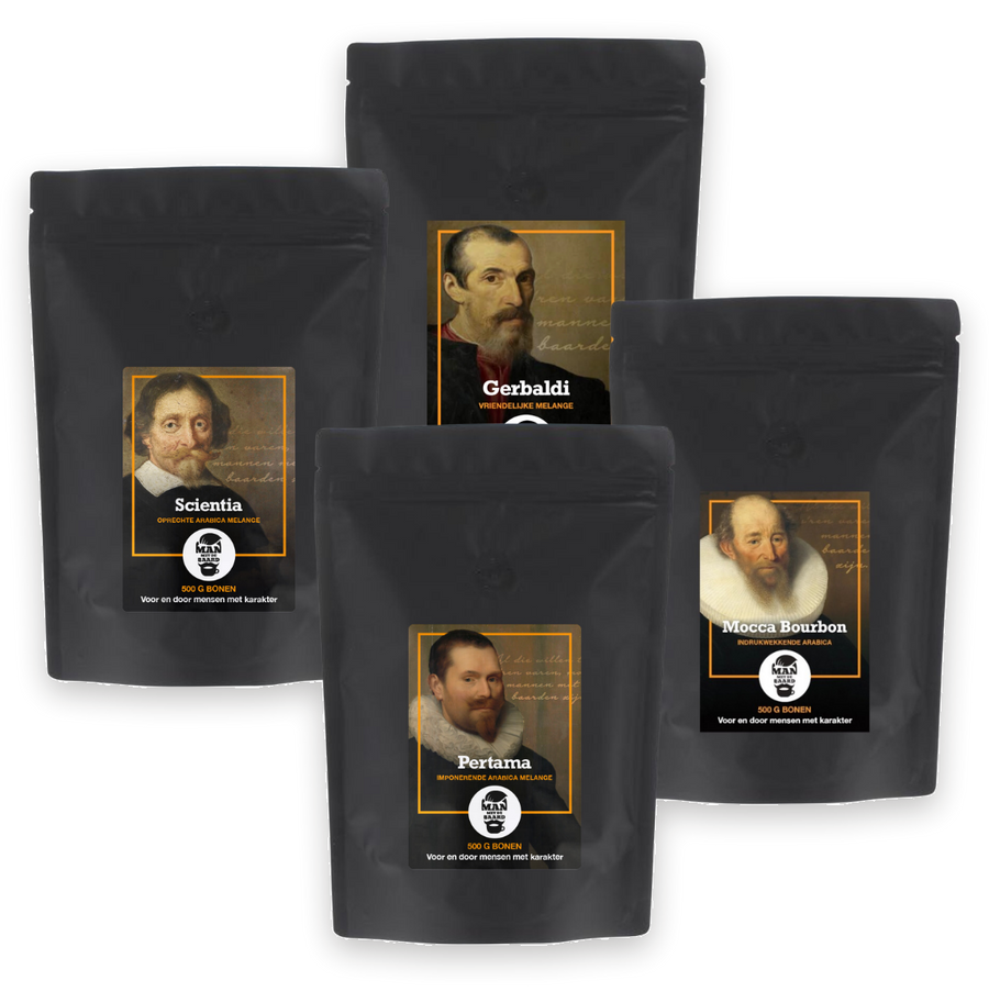 Taste the roastery proefpakket - een koffiebonen proefpakket met 4 heerlijke melanges