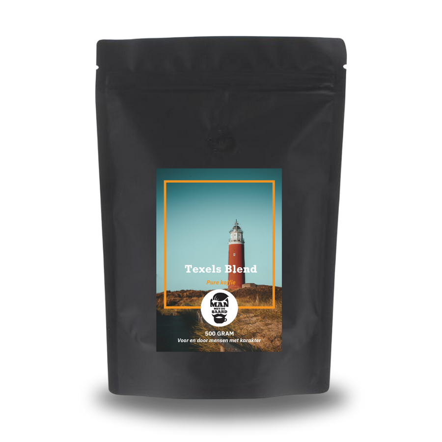 Texelse Blend | Arabica koffiebonen Colombia & Brazilië | Man met de Baard