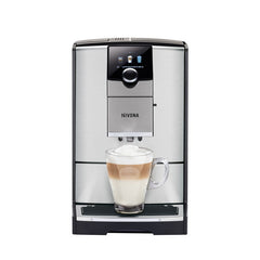 Genieten met één druk op de knop - zelfs voor cappuccino en latte macchiato. De 7-serie biedt gemak met de OneTouch-functie voor snel en eenvoudig koffie maken. Met live programmering sla je je favoriete recept op in de volautomatische machine. De cappuccinokenner stelt je in staat de volgorde van melk en koffie aan te passen. Alles precies zoals jij het lekker vindt, met de NICR 799 met roestvrijstalen front.